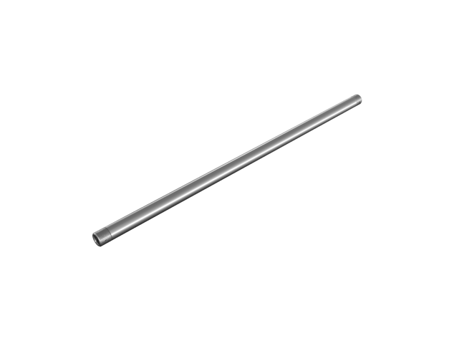 FT21 | Single aluminum tube 35 x 2 mm with conical connector fittings | trussaluminium – for all your aluminium truss needs