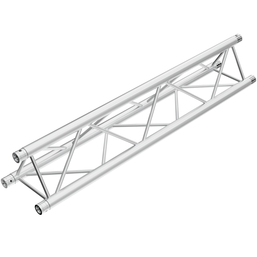 PTH33 | Triangular truss system for light support, featuring a lighting track profile for easy busbar placement and simple power management. | trussaluminium – for all your aluminium truss needs