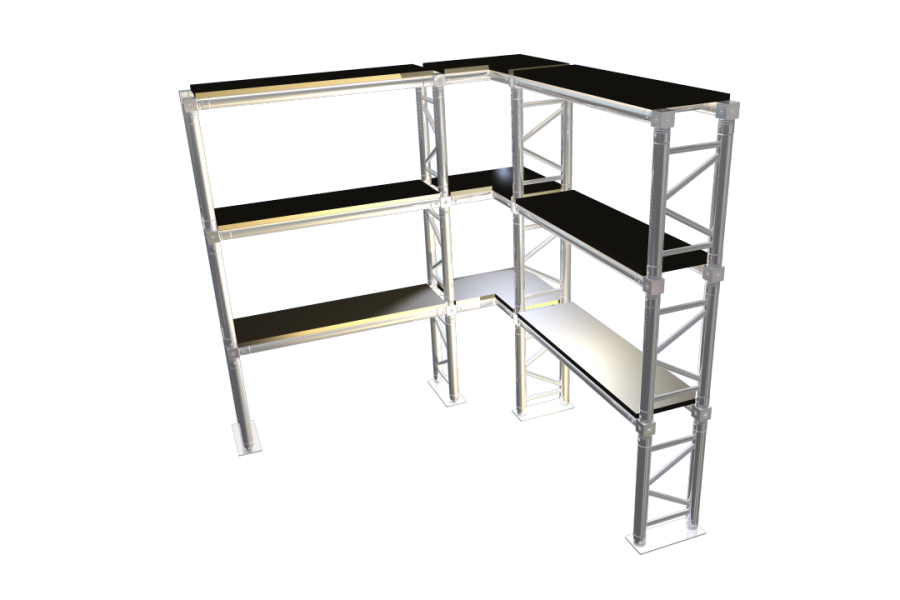 Aluminium truss shelves | Truss Aluminium Factory