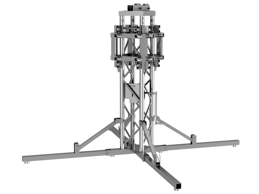 TOWER 05 | 21ft (6.5m) aluminum ground support tower - 1100Lb (500Kg) capacity | TrussGear – for all your aluminum truss needs