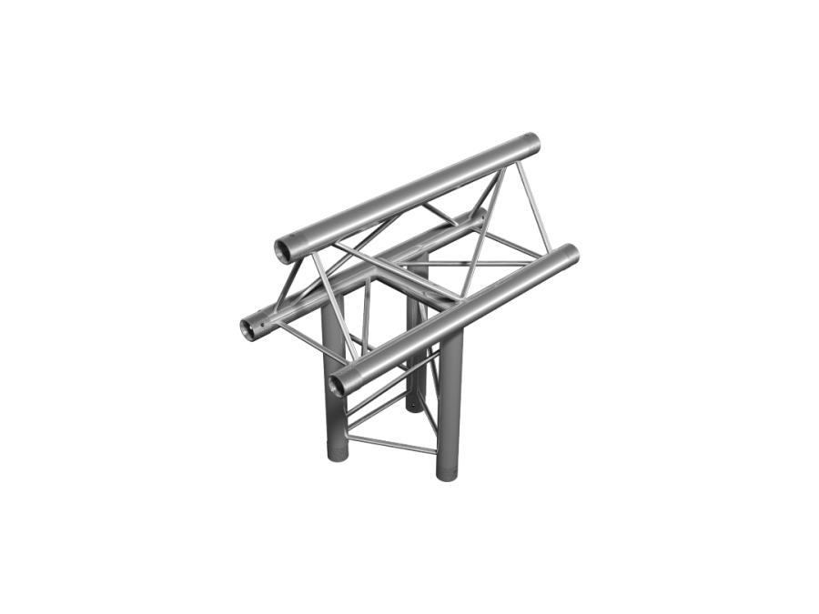 FT Truss  | FT23  | 3-way vertical T-junction apex up | TrussGear – for all your aluminum truss needs