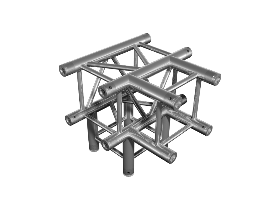 FT Truss  | FT34  | 4-way T-junction | TrussGear – for all your aluminum truss needs
