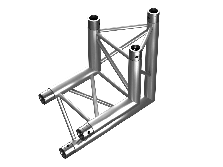 PT Truss  | PT33  | 2-way 90° corner apex out | trussaluminium – for all your aluminium truss needs
