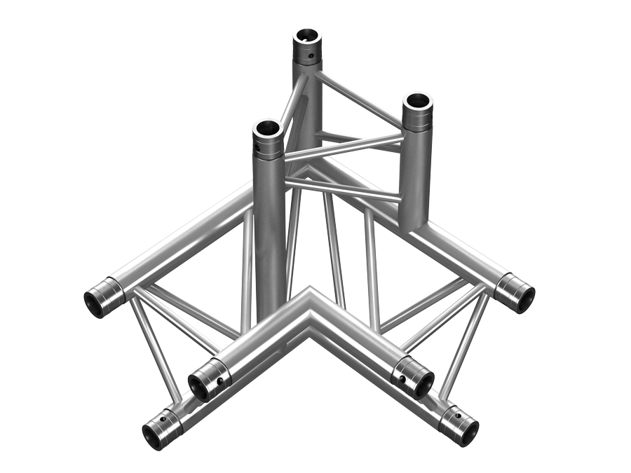 PT Truss  | PT33  | 3-way 90° corner apex up left | trussaluminium – for all your aluminium truss needs