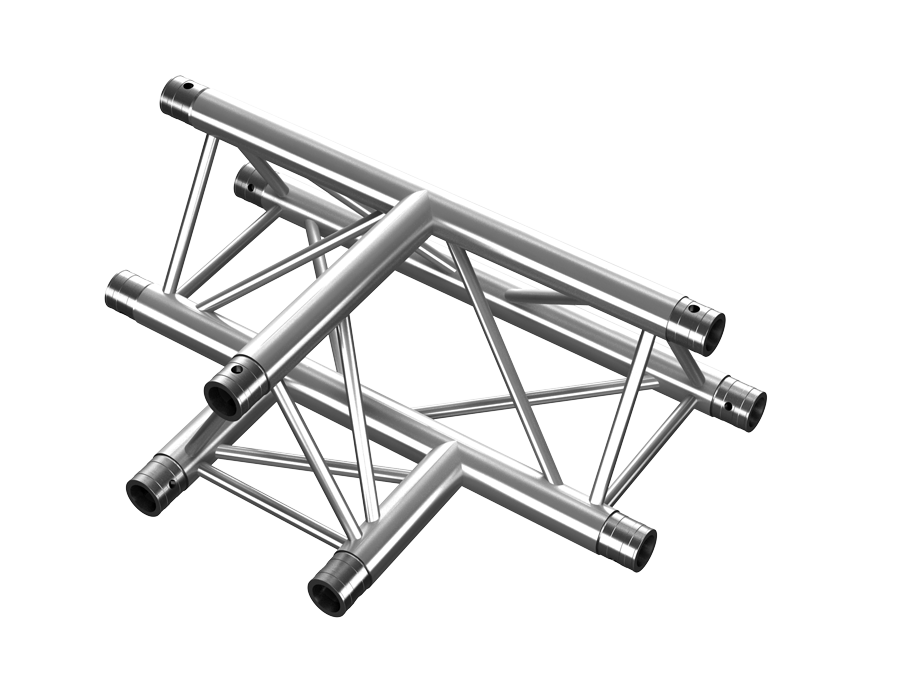 PT Truss  | PT33  | 3-way horizontal T-junction apex up or down 0,71 x 0,5m | trussaluminium – for all your aluminium truss needs