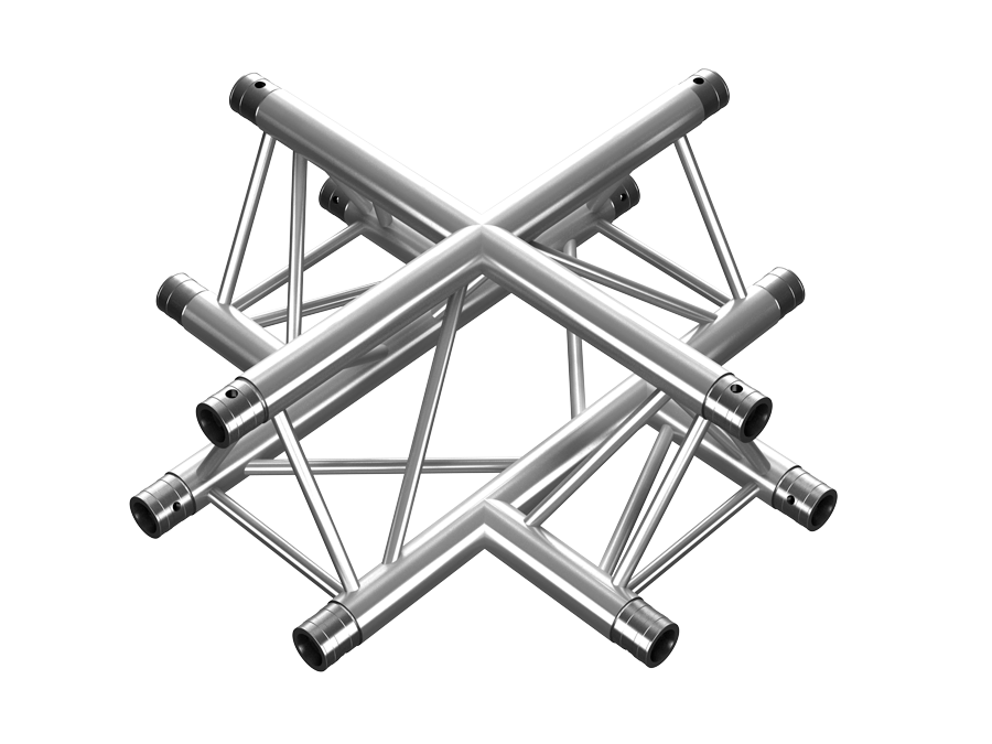 PT Truss  | PT33  | 4-way cross junction | trussaluminium – for all your aluminium truss needs